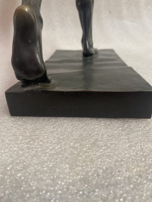 Wilhelm WANDSCHNEIDER (1866-1942) Achilles Bronze Signed H 43 cm - Image 8