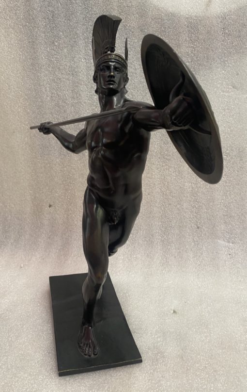 Wilhelm WANDSCHNEIDER (1866-1942) Achilles Bronze Signed H 43 cm - Image 16