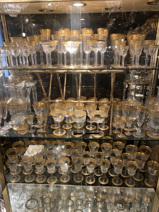 1950' St Louis Thistle Crystal Service 120 Pieces - Image 13