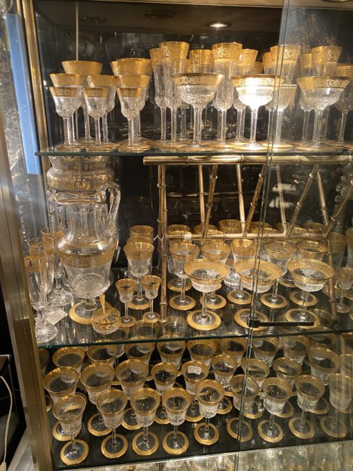 1950' St Louis Thistle Crystal Service 120 Pieces - Image 10