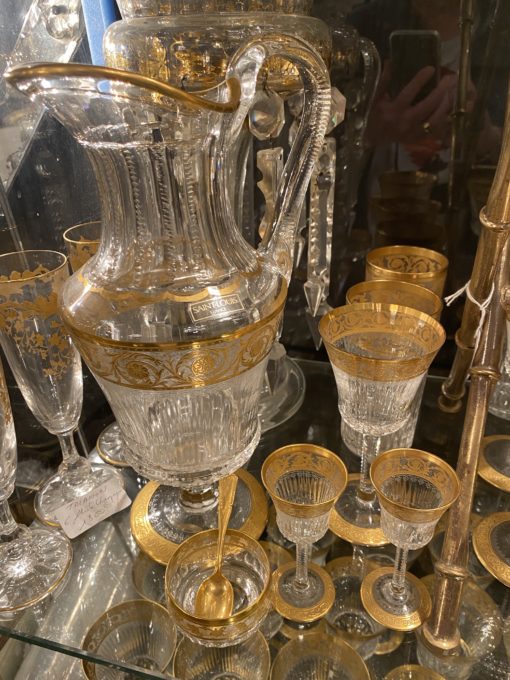 1950' St Louis Thistle Crystal Service 120 Pieces - Image 9