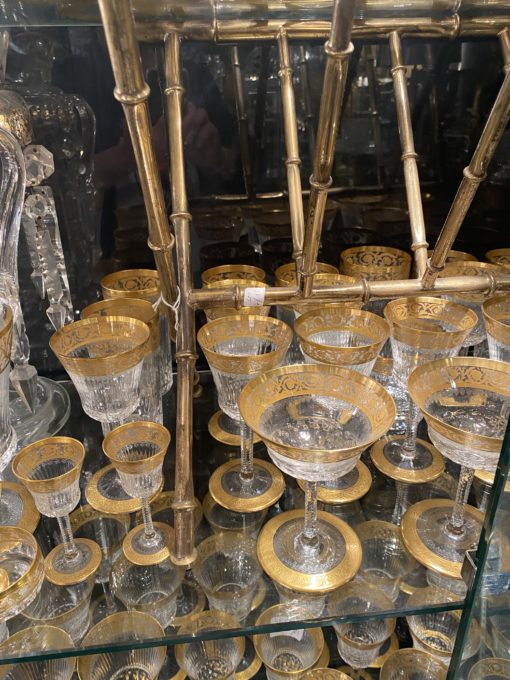 1950' St Louis Thistle Crystal Service 120 Pieces - Image 6