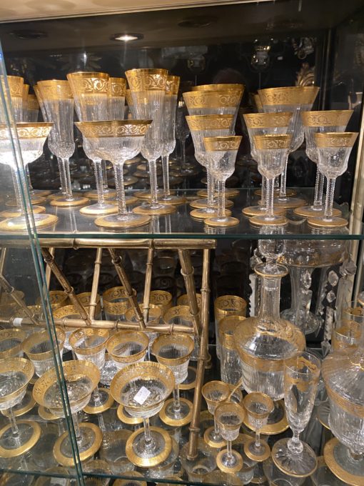 1950' St Louis Thistle Crystal Service 120 Pieces - Image 4