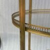 1970' Maison Baguès Rolling Trolley in Golden Brass 3 Floors - Image 7