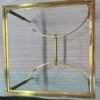 1950/70′ Paire de Bouts de Canapés Bronze , Plateau Verre Fumé  Maison Charles 65 X 65 cm - Image 9