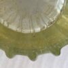 1970′ Murano Vase With Bubbles and Gold Inclusions, Opalescent Green Crystal, Signed Murano Toso H 33 cm - Image 3