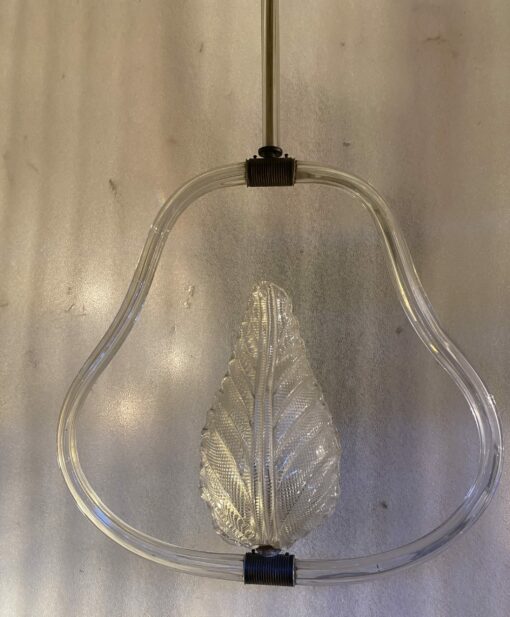 1950' Chandelier Cage Barovier e Toso Foliage - Image 9