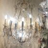 1900/1920′ Gilt Bronze Cage Chandelier 4 Arms 16 Lights - Image 18