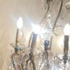 1900/1920′ Gilt Bronze Cage Chandelier 4 Arms 16 Lights - Image 16