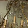 1900/1920′ Gilt Bronze Cage Chandelier 4 Arms 16 Lights - Image 3
