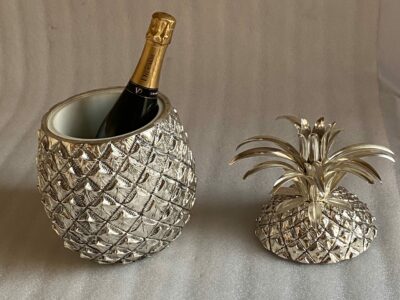 1970' Champagne Bucket Mauro Manetti Signed H 39 Ø 24 cm