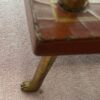 1950/70′ Table Maison Baguès Bamboo Decor in Gilt Bronze With Chinese Lacquer Trays 60 X 40 X H 55 cm - Image 16