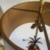 1950/70 Paire de Lampes en Bronze et Oeuf en Resine Fractable Signée Charles – Image 6