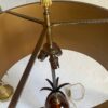 1950/70 Paire de Lampes en Bronze et Oeuf en Resine Fractable Signée Charles – Image 5