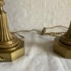 1950/70 Paire de Lampes en Bronze et Oeuf en Resine Fractable Signée Charles – Image 2