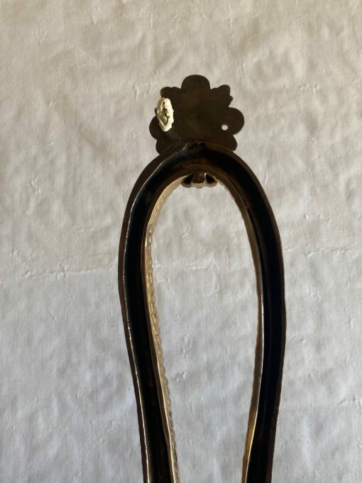1970/80′ Pair Of Gilt Bronze Sconces Signed Valenti Decor Passementerie - Image 6