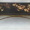 1970′ Double Feet Coffee Table Bronze Model Bamboo Maison Baguès Chinese Lacquer 112 x 54 x H 38 cm - Image 2