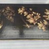 1970′ Double Feet Coffee Table Bronze Model Bamboo Maison Baguès Chinese Lacquer 112 x 54 x H 38 cm - Image 6
