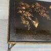 1970′ Double Feet Coffee Table Bronze Model Bamboo Maison Baguès Chinese Lacquer 112 x 54 x H 38 cm - Image 9