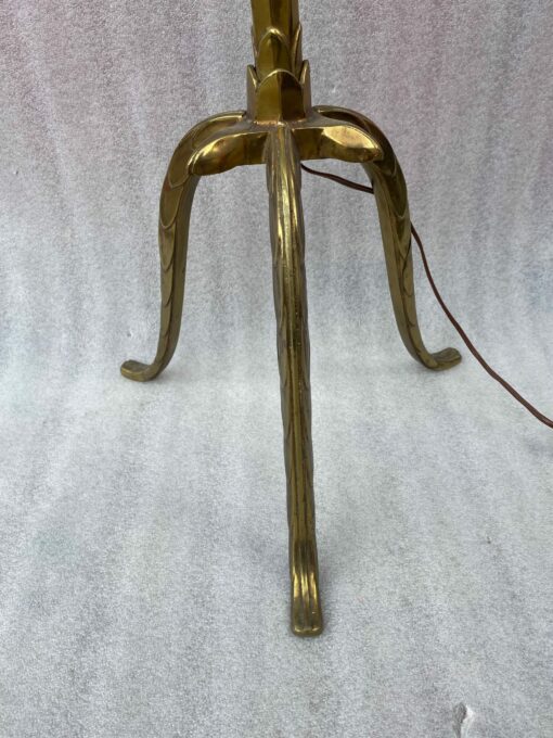 🔍  1970 Gilt Bronze Floor Lamp Maison Baguès Model Palm Tree H 177 cm - Image 5