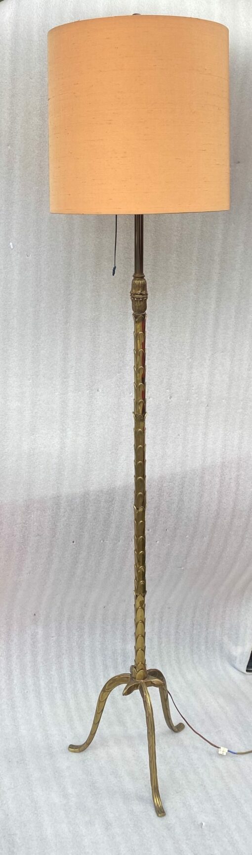 🔍  1970 Gilt Bronze Floor Lamp Maison Baguès Model Palm Tree H 177 cm - Image 4