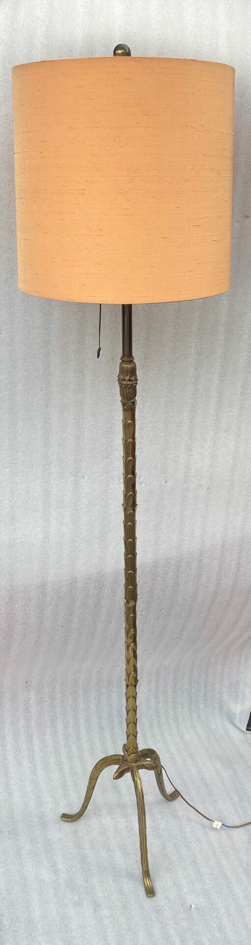 🔍  1970 Gilt Bronze Floor Lamp Maison Baguès Model Palm Tree H 177 cm - Image 3