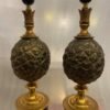 1950/70 Pair Of Bronze Pineapple Lamps Maison Charles Unsigned - Image 10