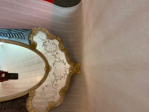 1950′ Veronese Two-Tone Murano Mirror 105 X 60 cm - Image 13