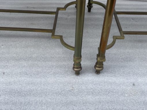 1950/70′ Pair of Side Tables Maison Jansen Aged Oxidized Mirror Trays 59.5 X 46 X H 43.5 cm - Image 16