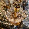1950′ Paire De Lampes Girandoles Bronze 4 Bras Pampilles Et Poignards Baccarat H 66 cm – Image 21
