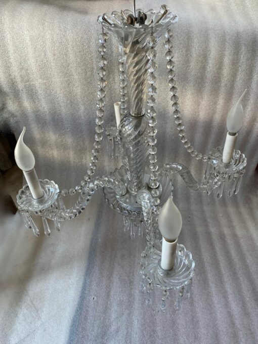 1950′ Chandelier 4 Branches Baccarat Model Tors - Image 14