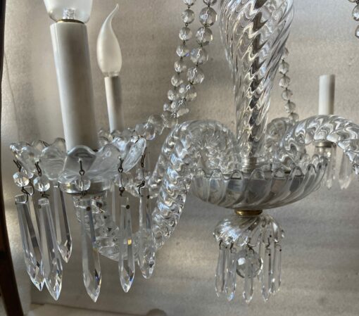 1950′ Chandelier 4 Branches Baccarat Model Tors - Image 11