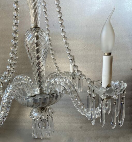 1950′ Chandelier 4 Branches Baccarat Model Tors - Image 10