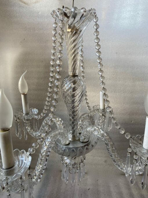 1950′ Chandelier 4 Branches Baccarat Model Tors - Image 9