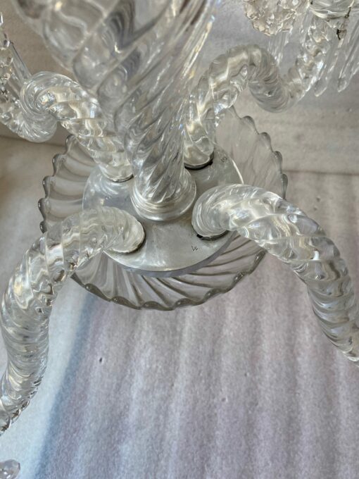 1950′ Chandelier 4 Branches Baccarat Model Tors - Image 7