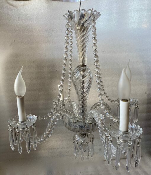 1950′ Chandelier 4 Branches Baccarat Model Tors - Image 4