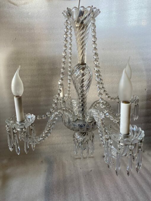 1950′ Chandelier 4 Branches Baccarat Model Tors - Image 3
