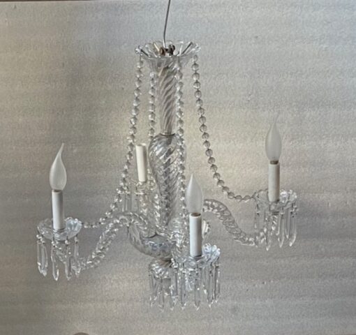 1950′ Chandelier 4 Branches Baccarat Model Tors