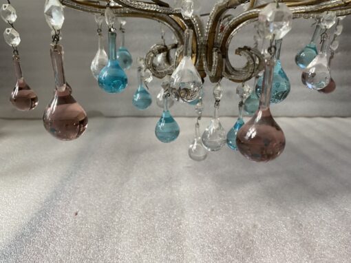 1970′ Genois Chandelier with 5 Arms of Light - Image 9