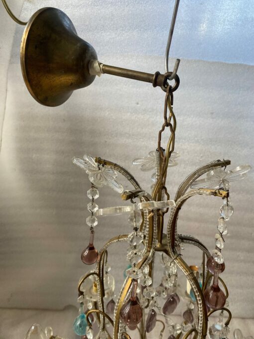 1970′ Genois Chandelier with 5 Arms of Light - Image 3