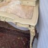 1950′ Painted Wood Dressing Table Crossbow Shape Signed A. Bastet A Lyon 105 X 65 cm - Image 10