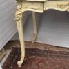 1950′ Painted Wood Dressing Table Crossbow Shape Signed A. Bastet A Lyon 105 X 65 cm - Image 7