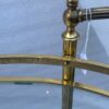 1970′ Oval Rolling Bar in Bronze and Brass Maison Baguès - Image 4