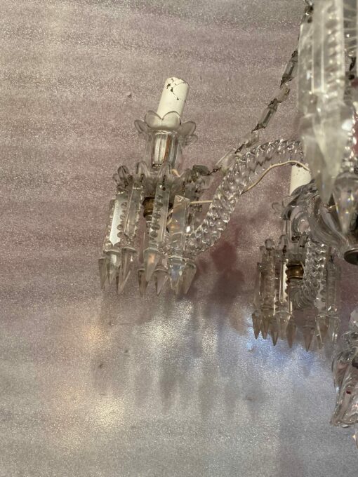 🔍  1950′ Lustre Cristal  5 Bras Baccarat – Image 12