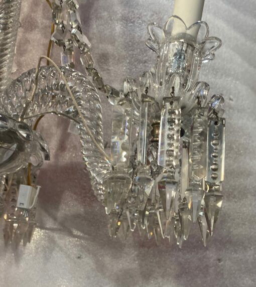 🔍  1950′ Lustre Cristal  5 Bras Baccarat – Image 11