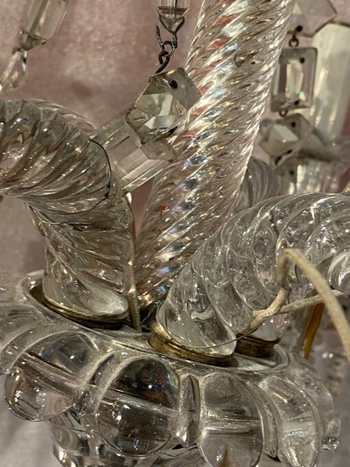 🔍  1950′ Lustre Cristal  5 Bras Baccarat – Image 7