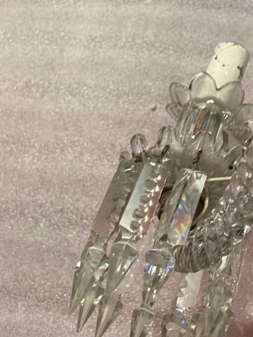 🔍  1950′ Lustre Cristal  5 Bras Baccarat – Image 4