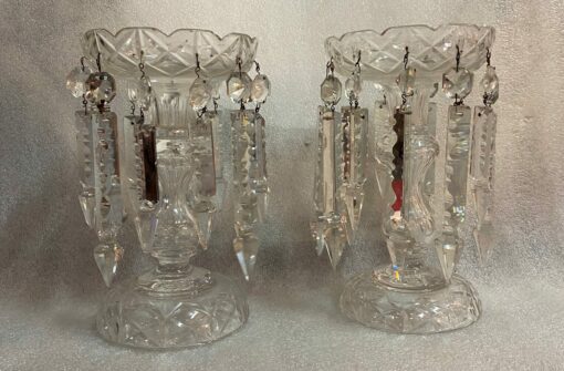 1940′ Pair of Baccarat Pineapple Holders