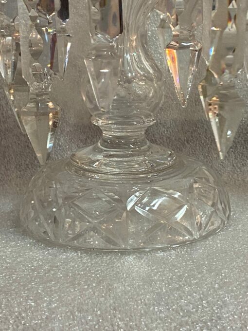 1940′ Pair of Baccarat Pineapple Holders - Image 2