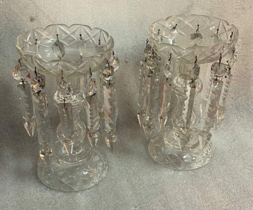 1940′ Pair of Baccarat Pineapple Holders - Image 3
